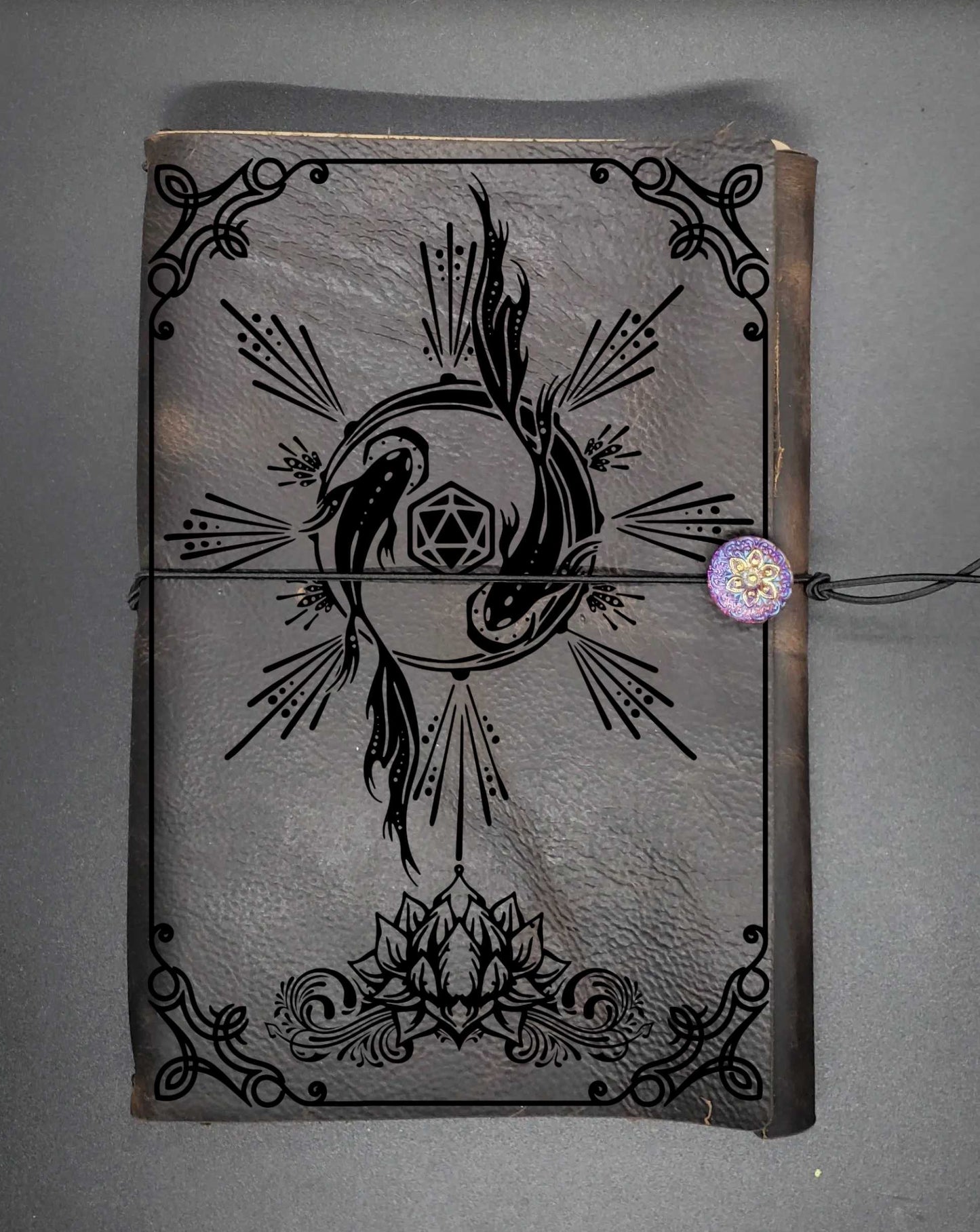 ATLA Moon Spirit Inspired D20 Dungeons and Dragons Journal