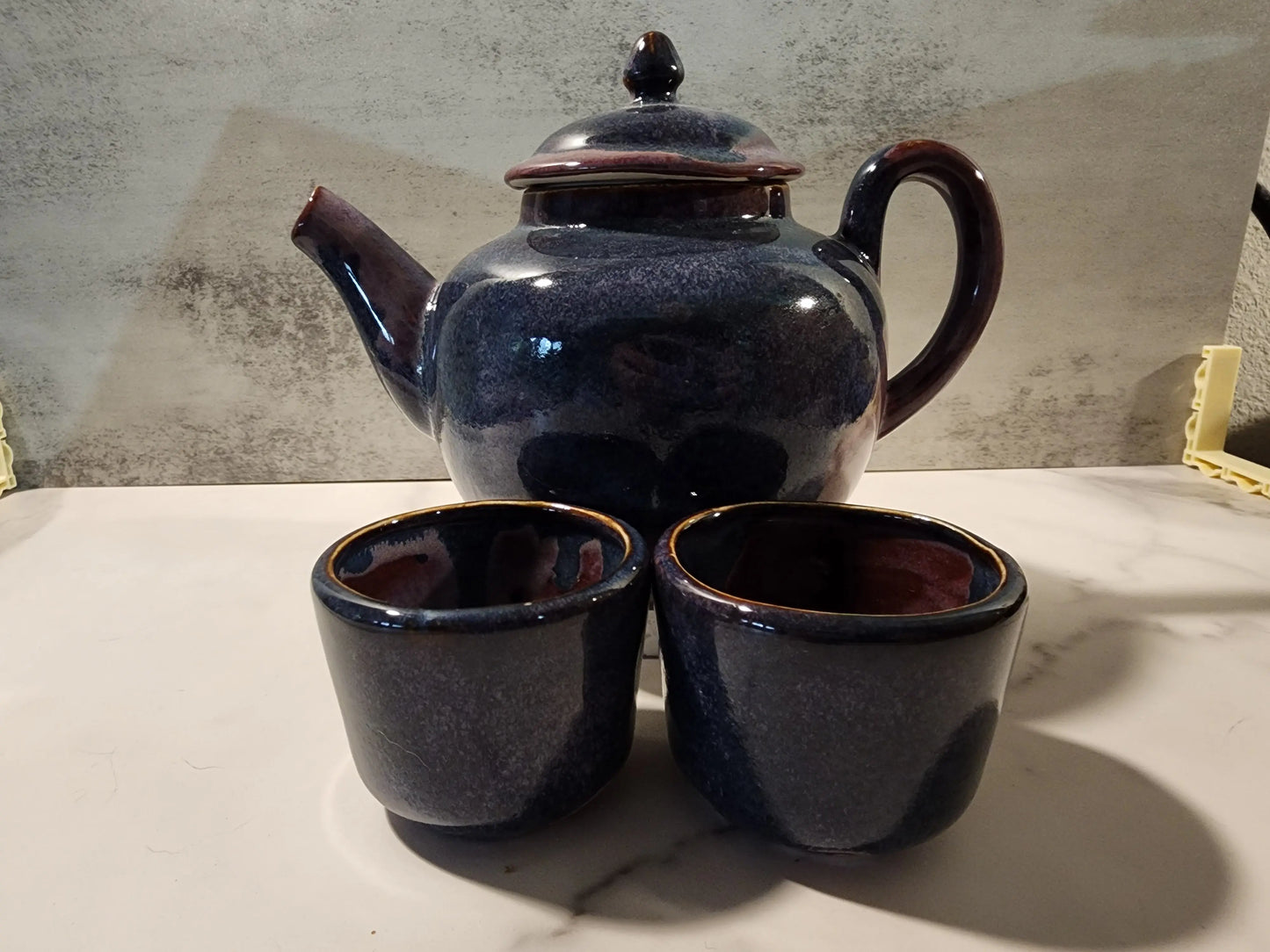 Custom Japanese Inspired East Asian Style Tea Set moonlitbeading
