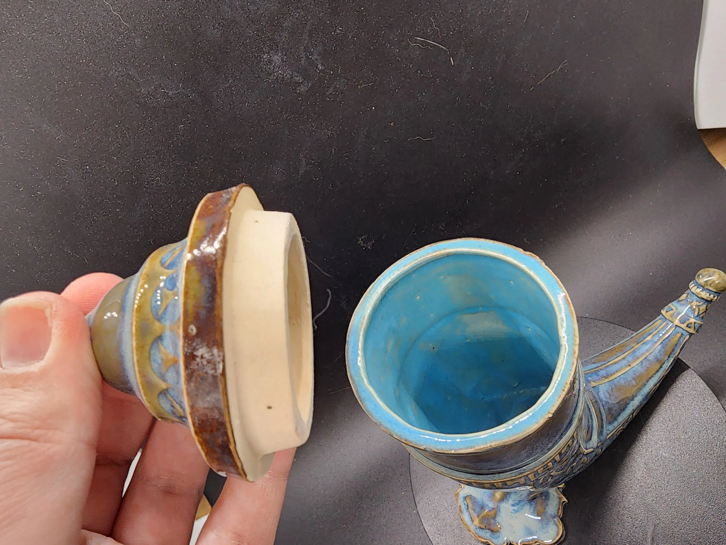 Custom Ceramic Viking Drinking Horn