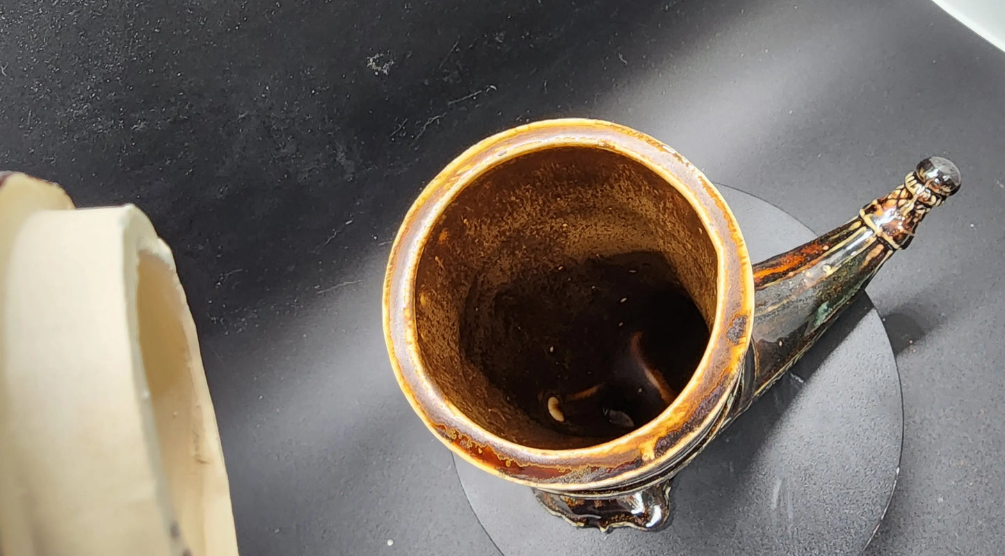 Custom Ceramic Viking Drinking Horn