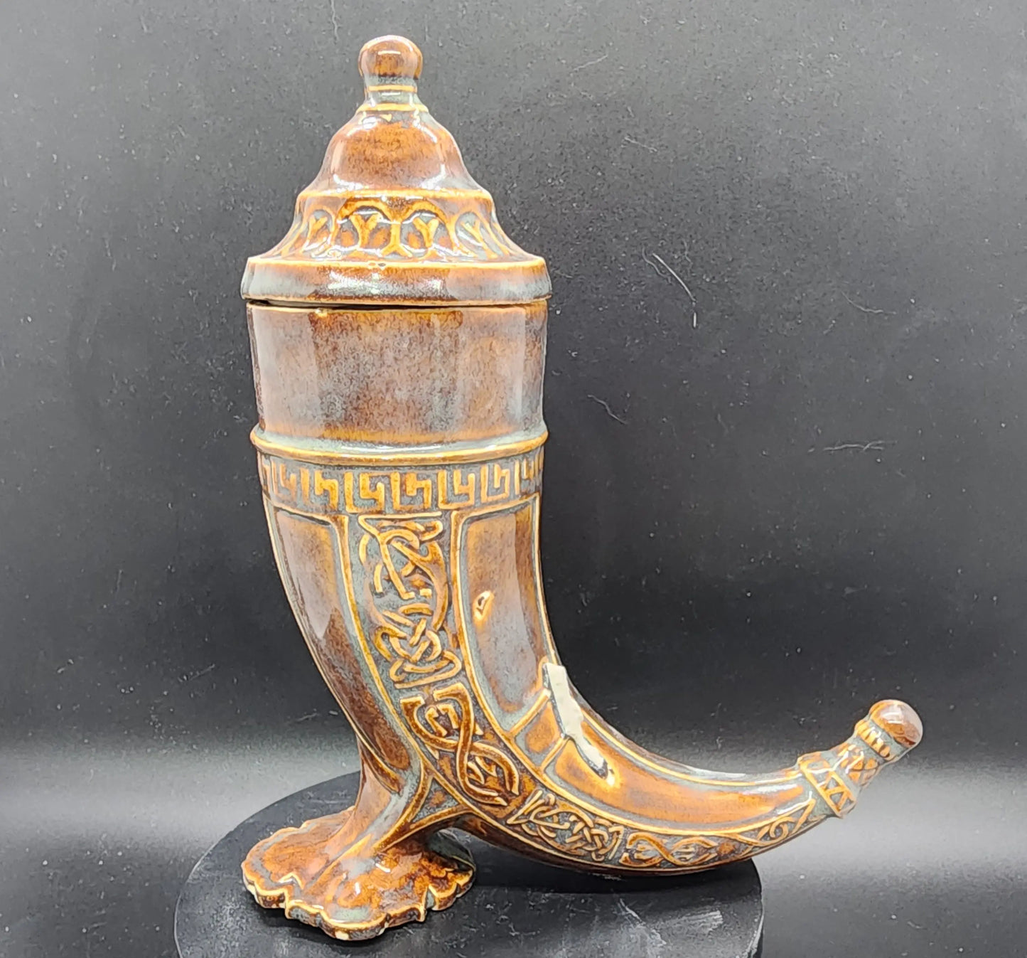 Custom Ceramic Viking Drinking Horn