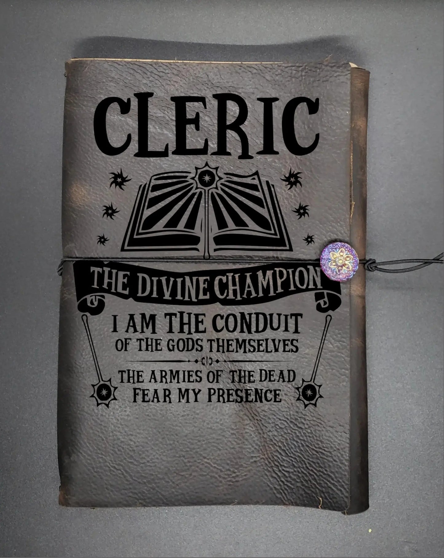 Cleric DnD Character Journal, Refillable