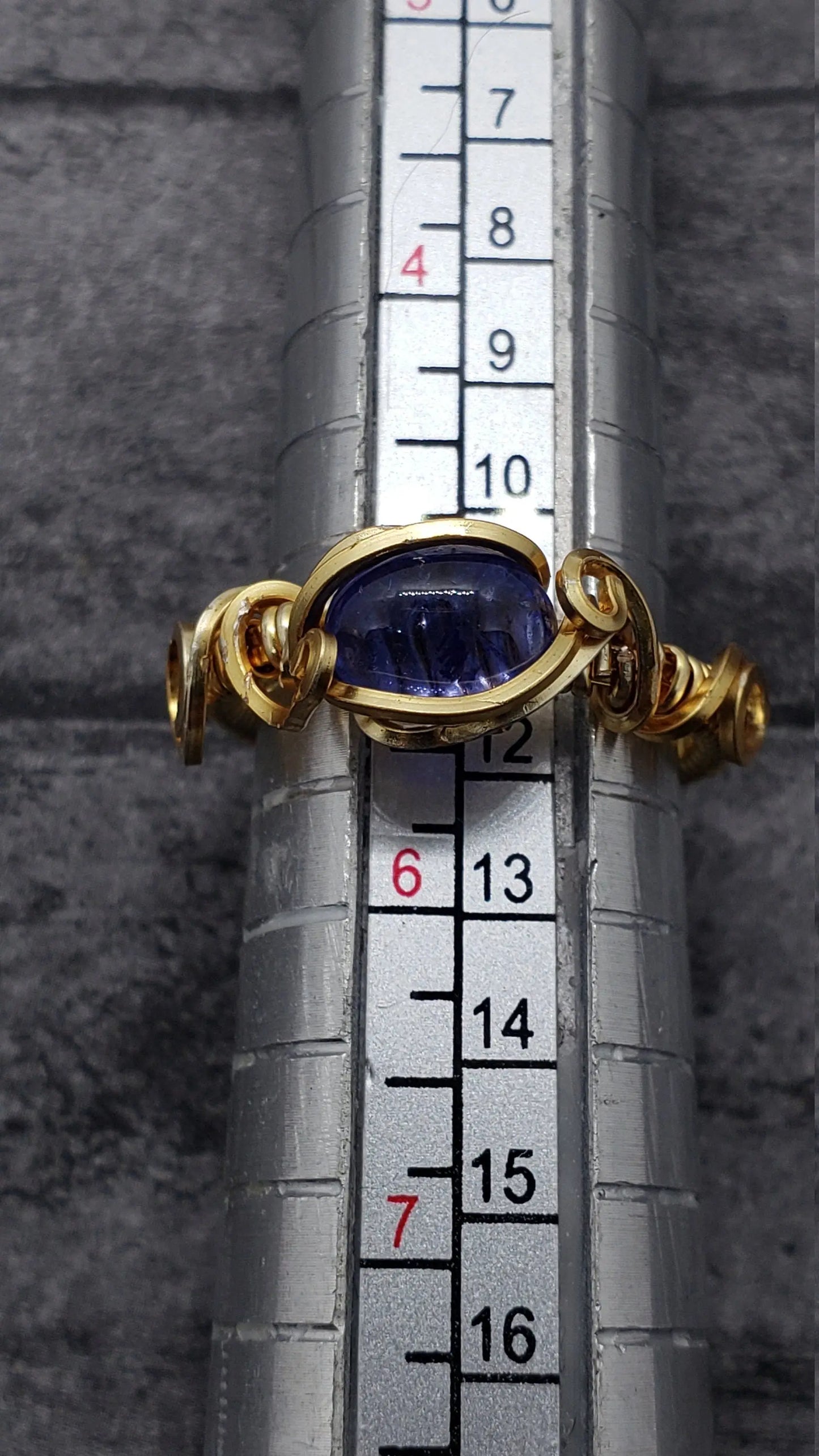 Purple Tanzanite Ring Size 5 gemstone ring, tanzanite