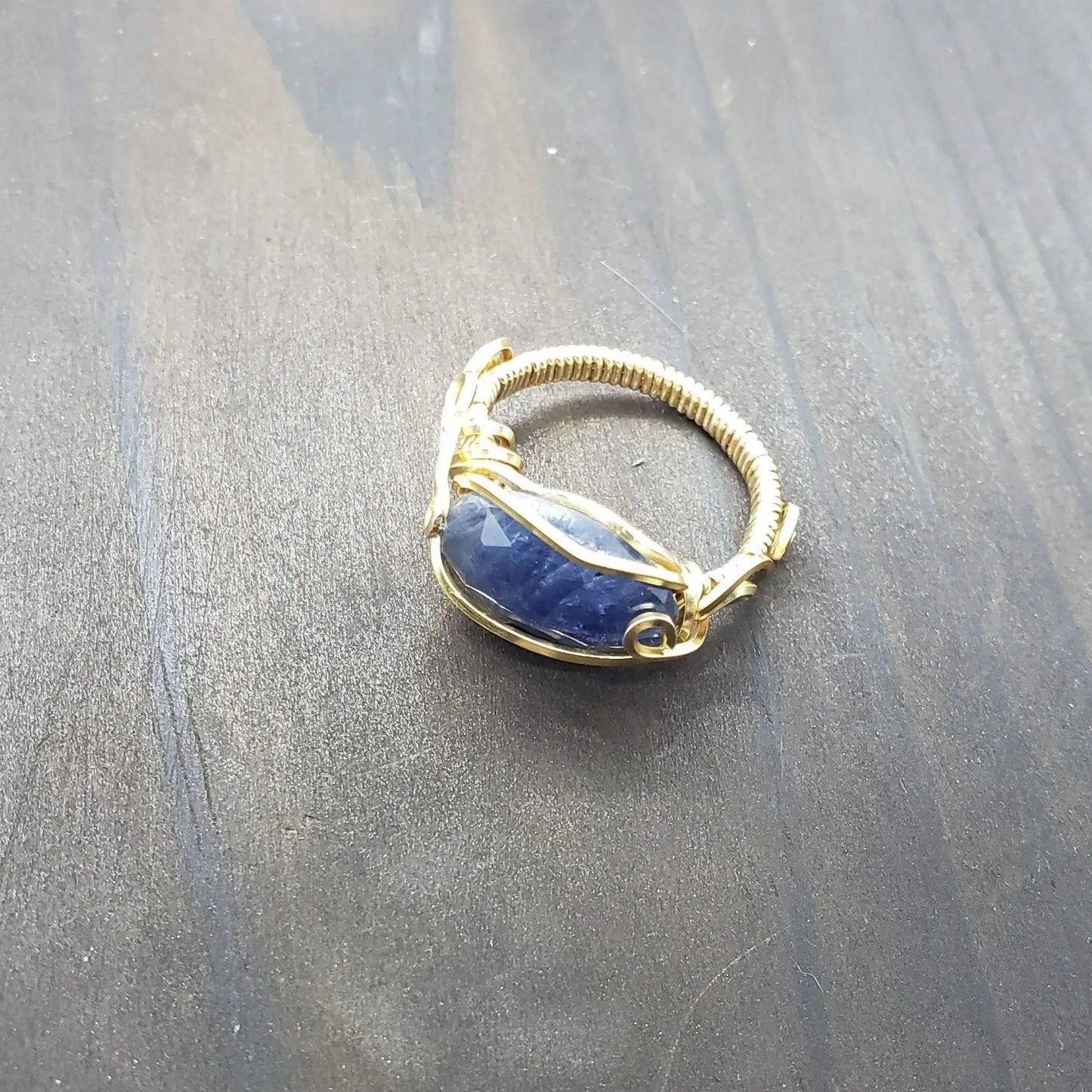 Sapphire Ring Size 7.5 - moonlitbeading