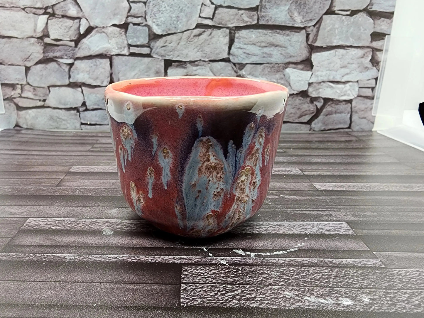 Custom DnD Dungeons and Dragons Japanese Style Tea Cup, Dice Tea Cup moonlitbeading
