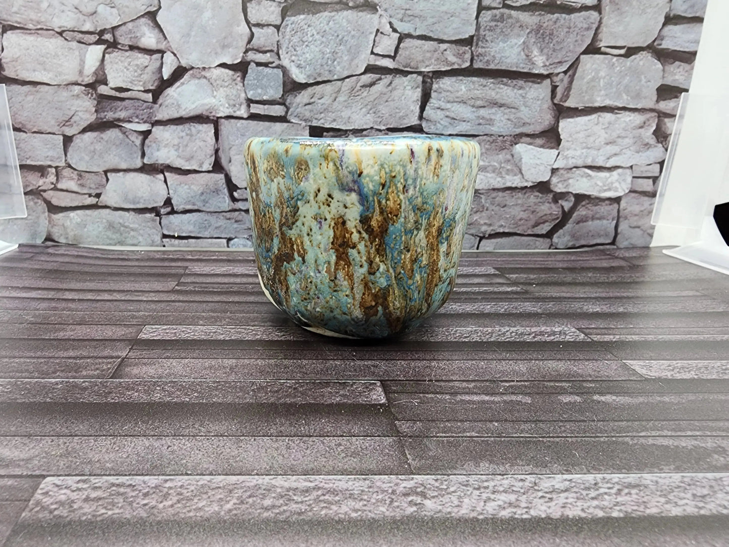 Custom DnD Dungeons and Dragons Japanese Style Tea Cup, Dice Tea Cup moonlitbeading