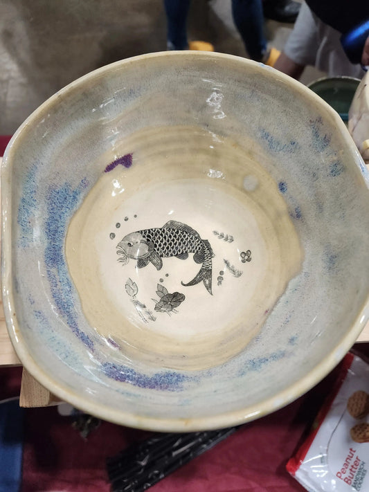Large Custom Ramen Bowl with Chopsticks moonlitbeading