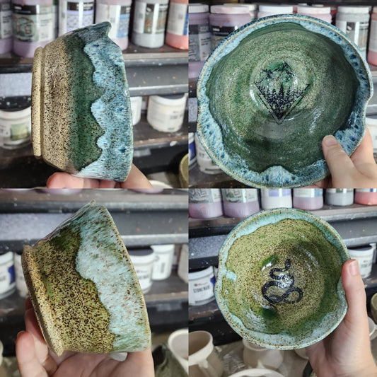 Medium Custom Ramen Bowl with Chopsticks moonlitbeading