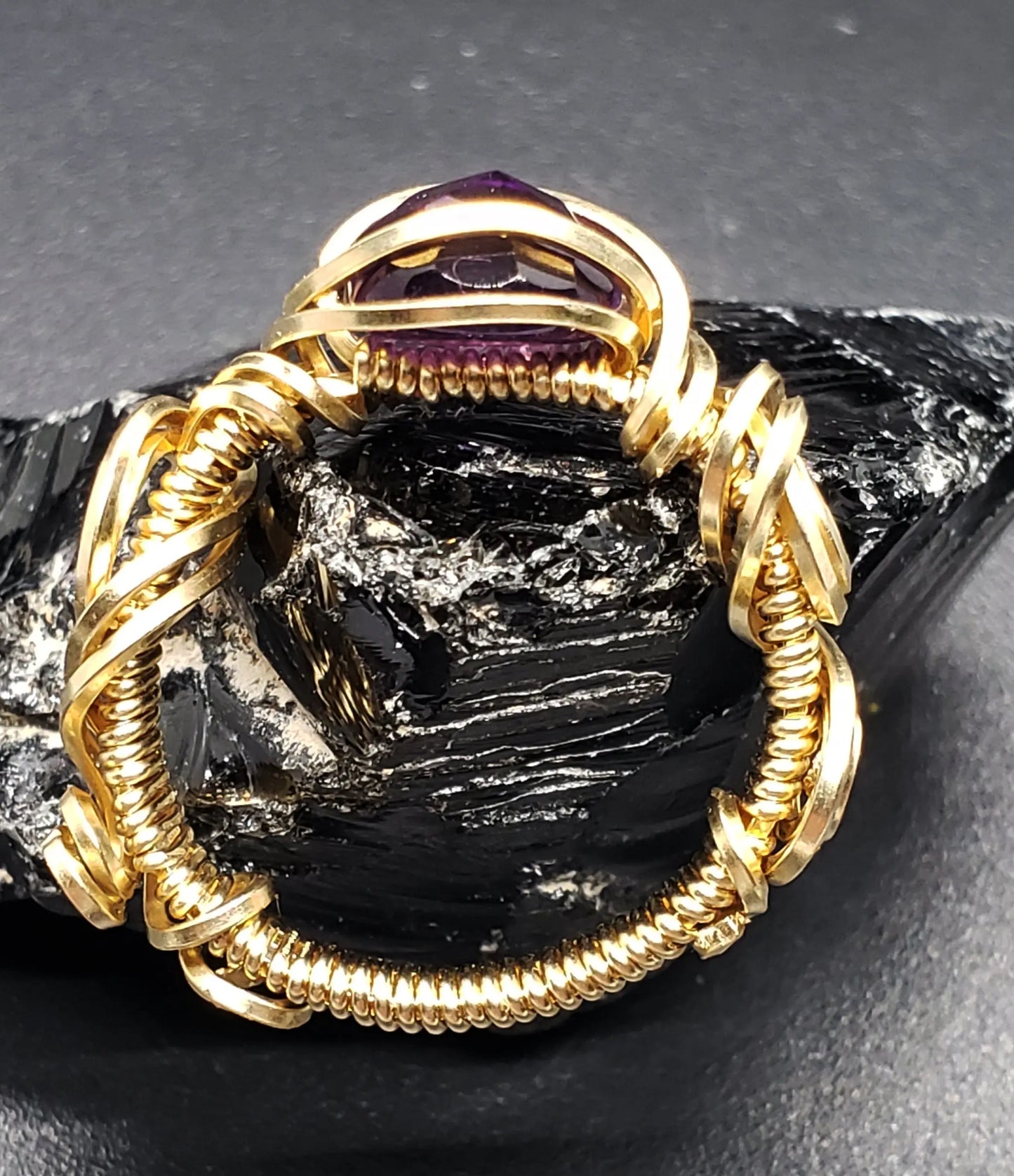 Amethyst Ring, Size 8    Amethyst, gemstone ring