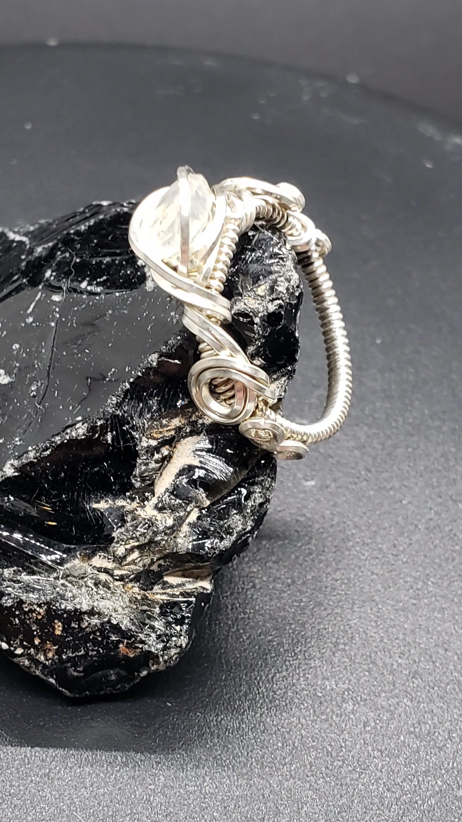 Blue Moonstone Ring, Size 8.25    gemstone ring, moonstone