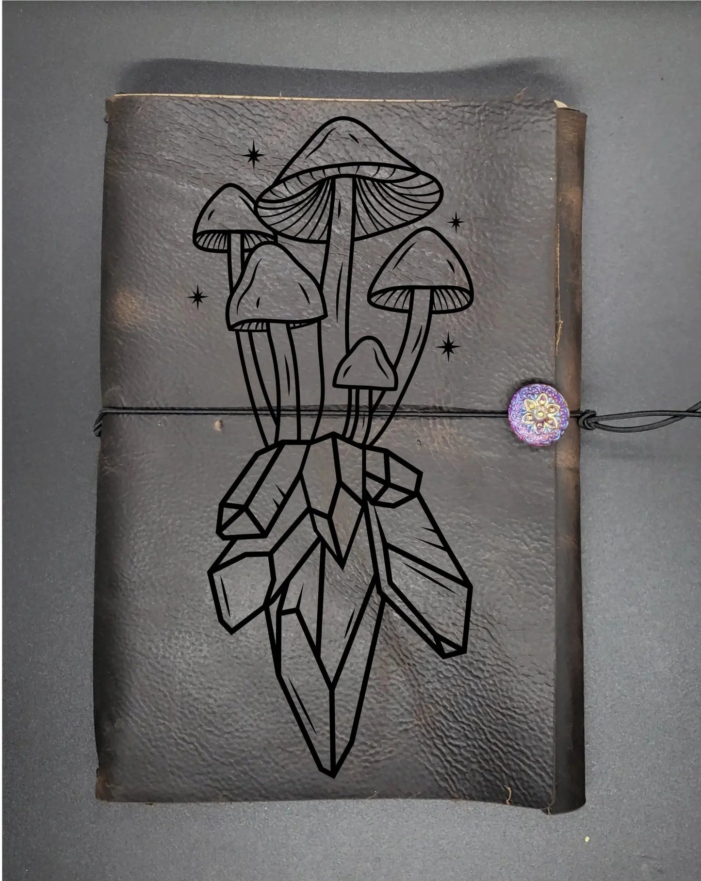 Mushrooms and Crystals Notebook