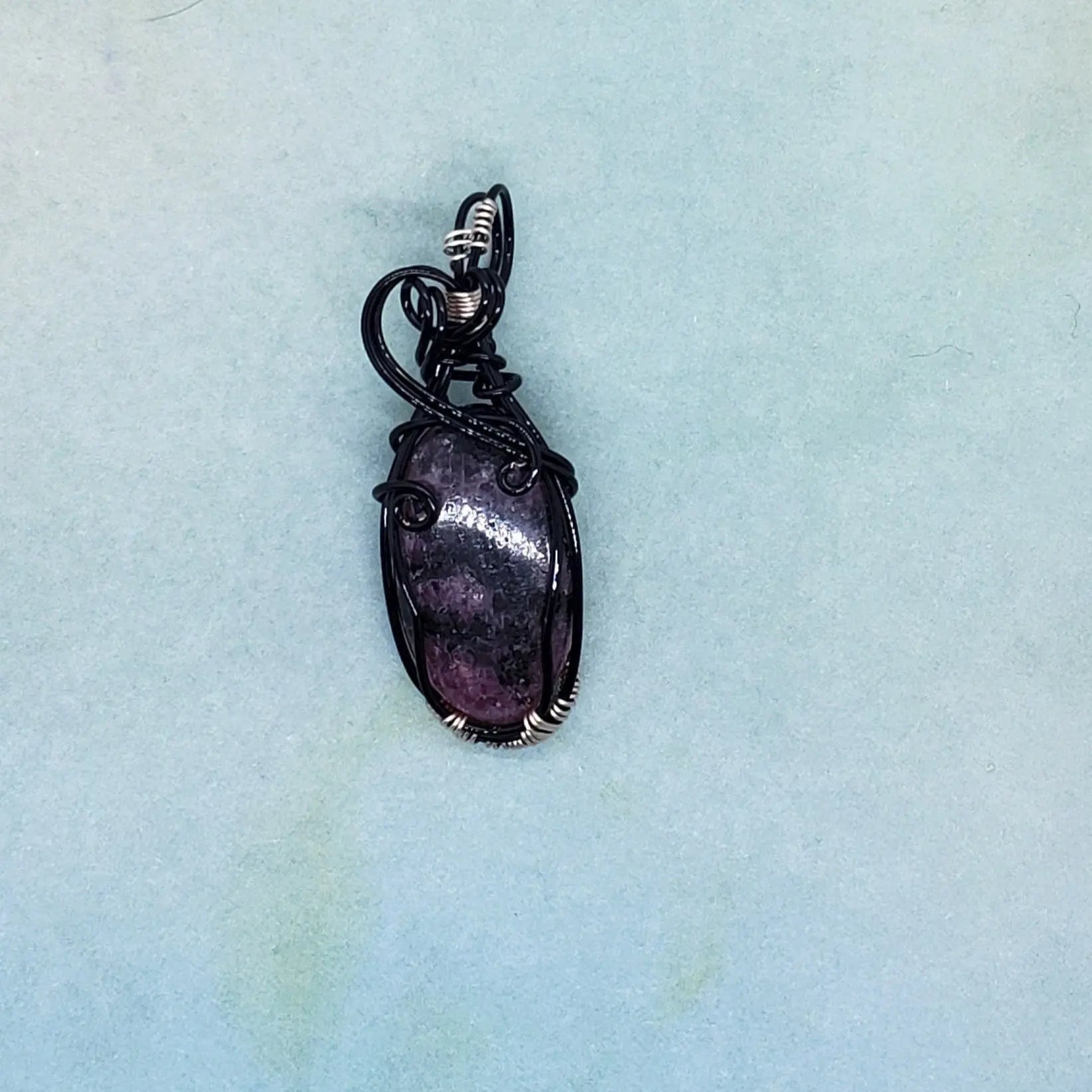 Raspberry Rhodonite Pendant    gemstone pendant, Rhodonite