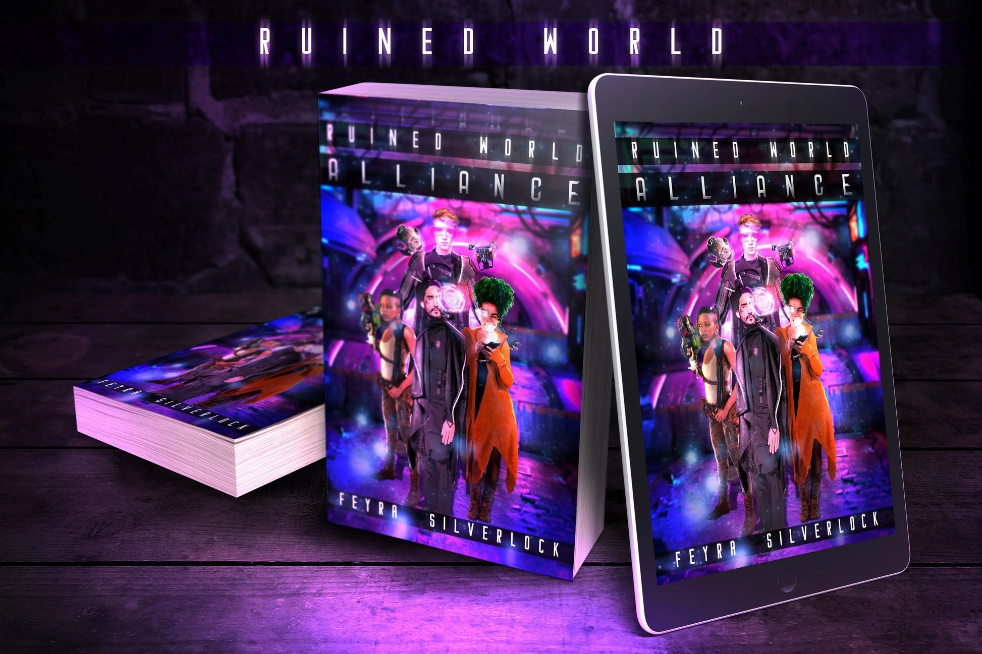 Ruined World: Alliance, Queer Cyberpunk Sci-fi Fantasy - moonlitbeading